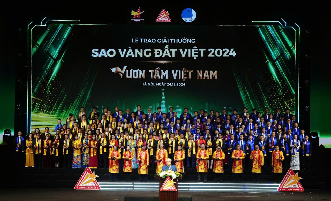 BIDIPHAR ĐƯỢC VINH DANH GIẢI THƯỞNG SAO VÀNG ĐẤT VIỆT 2024